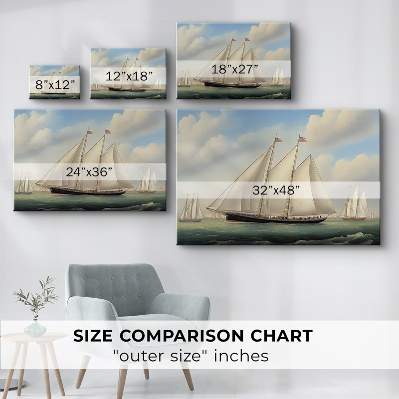Nautical Series-Cxxxv -Galerie enveloppée Cavas, 18 x 27