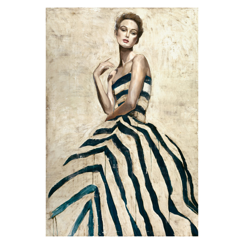 Stripes In Repose Print by Atkinson, Sarah