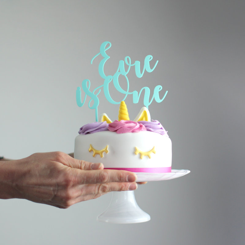 First Birthday Cake Topper, Personalised, null