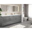 Ensemble de meuble-lavabo double 84 po Brower-660439418