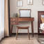 Commode rétro en noyer noir