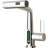 Pull-Out Lift LED Temperature Digital Display Bathroom Basin Faucet, Single Handle 360° Rotatable Waterfall 3-In-1 Basin Tap With Adjustable Height-110712560