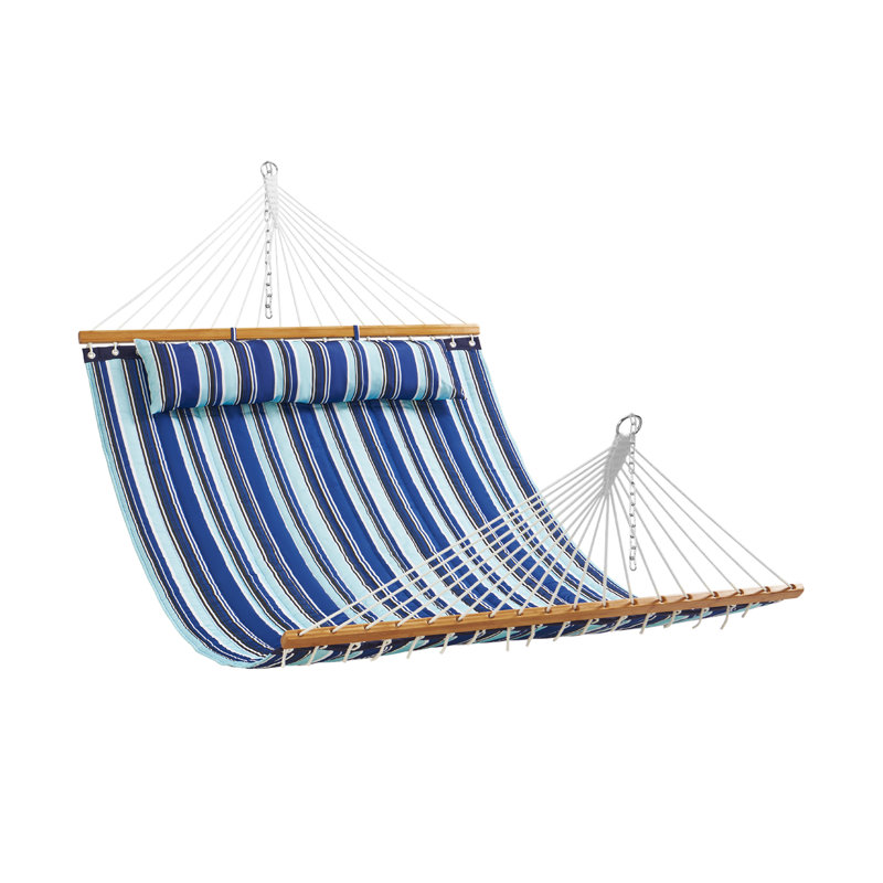 Hamac pour bar Cambel, Bleu / rayures bleu clair