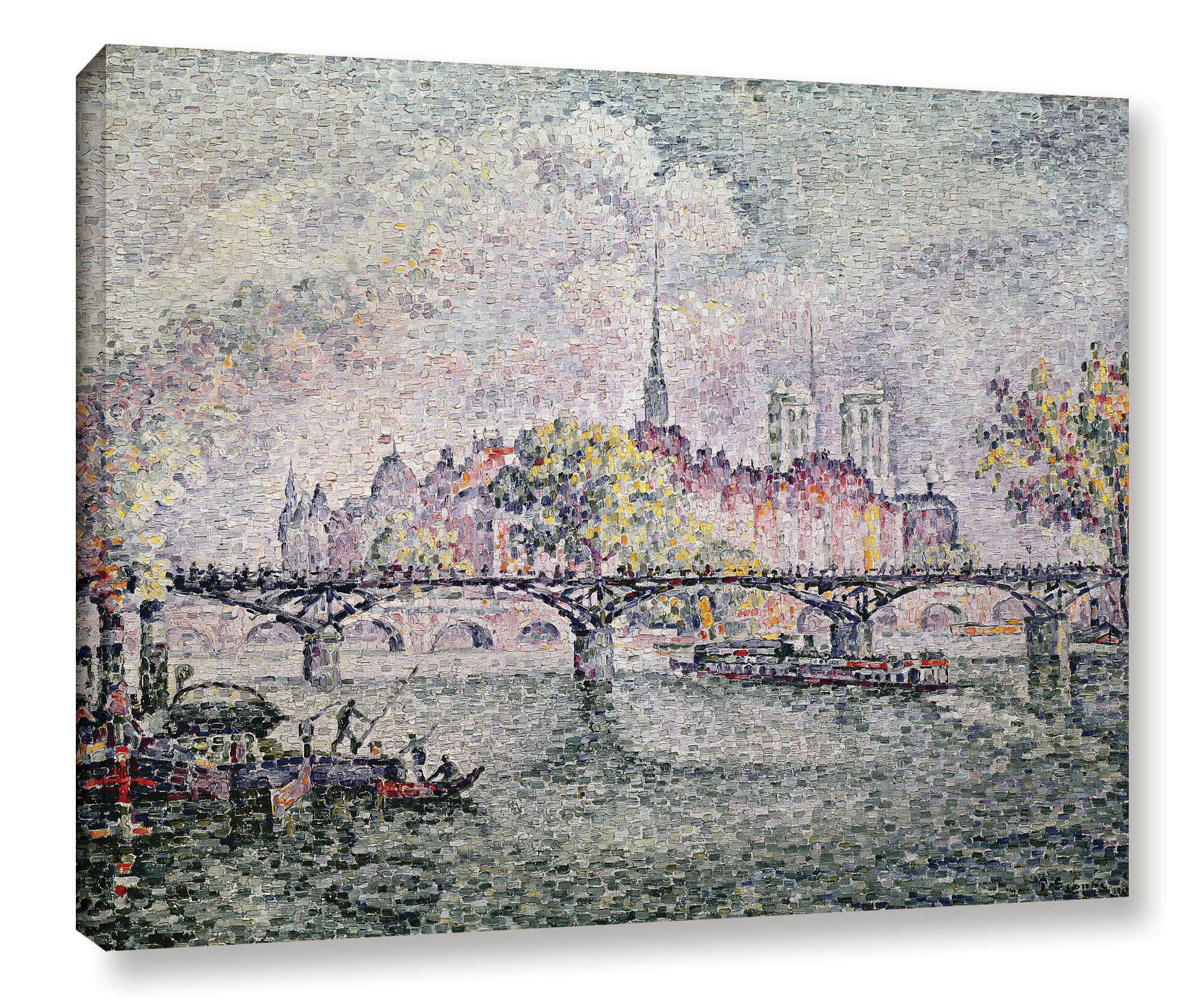 Paul Signac Pont des Arts (Paris) Painting Reproduction