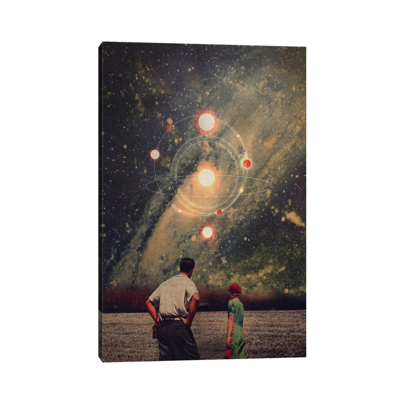 Light Explosions in Our Sky 1 Piece Wall Art on Canvas, 66.04cm H x 45.72cm W x 3.81cm D, Wrapped Canvas