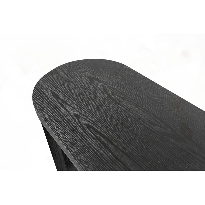 Console Thick Top, Noir