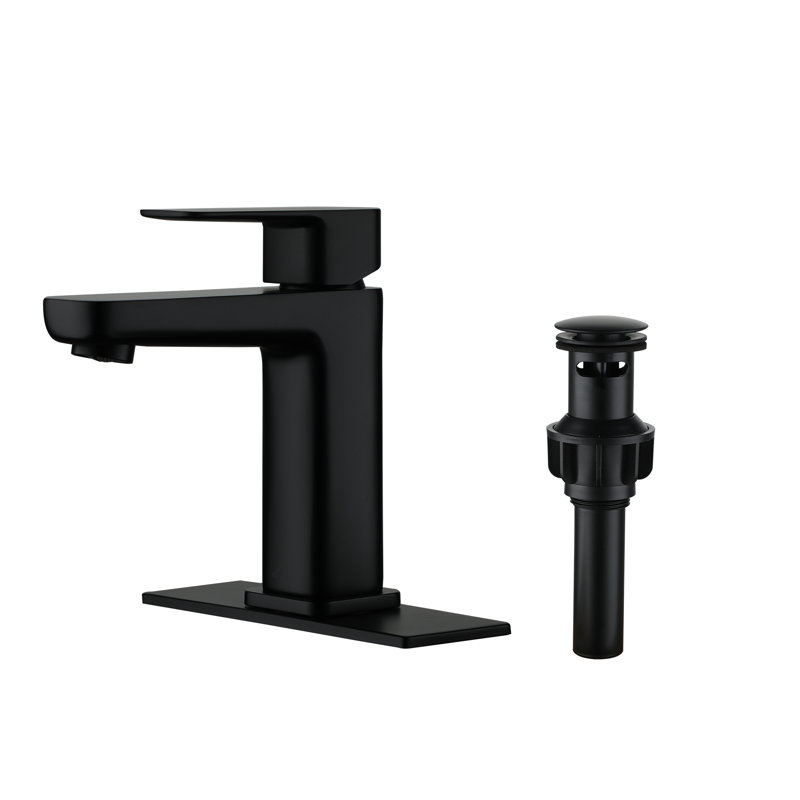 Probe Single-handle Bathroom Faucet with Drain Assembly