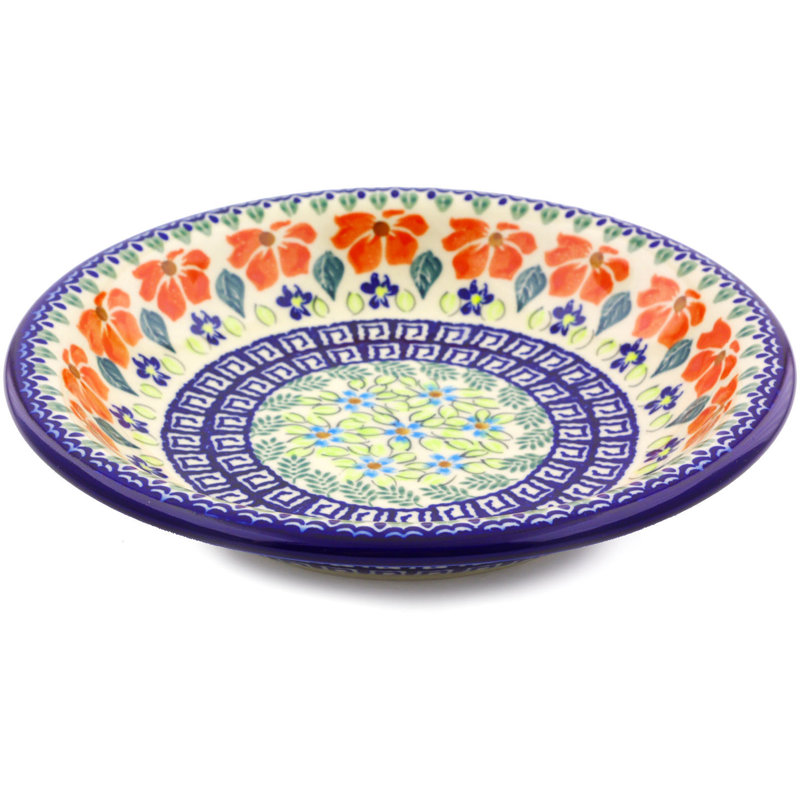 Grecian Fields Stoneware Pasta Bowl