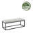 Holtman Faux Leather Bench with Metal Legs-471950983