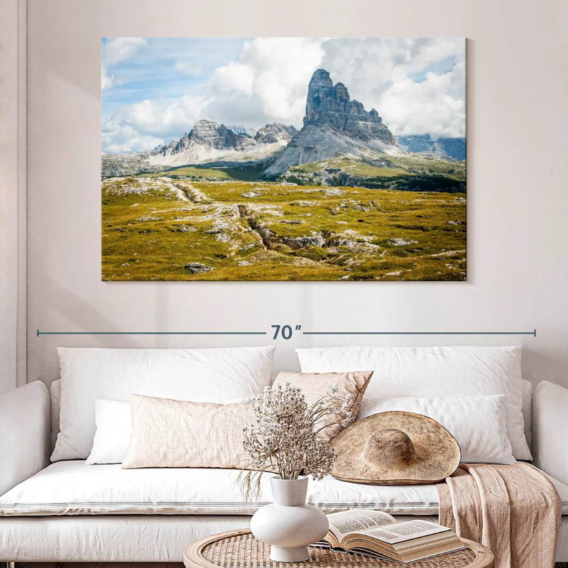Alvord Mesmerizing Dolomites Mountains, 34" H x 51" W