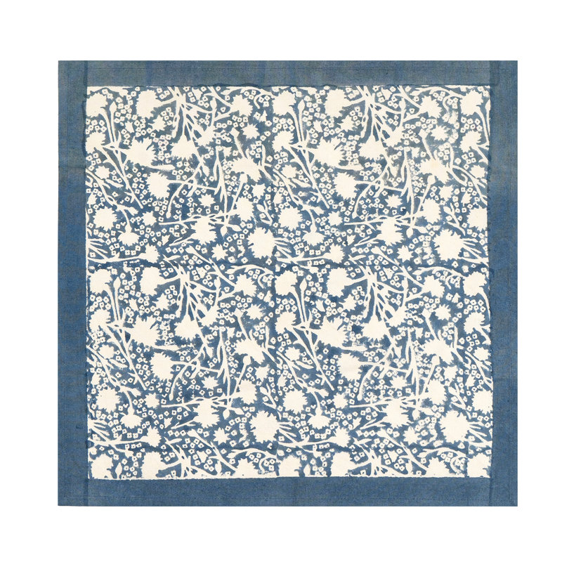 Meadows 100% Cotton Square Napkins, Blue