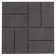 Rubberific Dual Sided Rubber Paver Tiles – 16"x16"x3/4", Gray, Set Of 5, Made From 100% Recycled Rubber