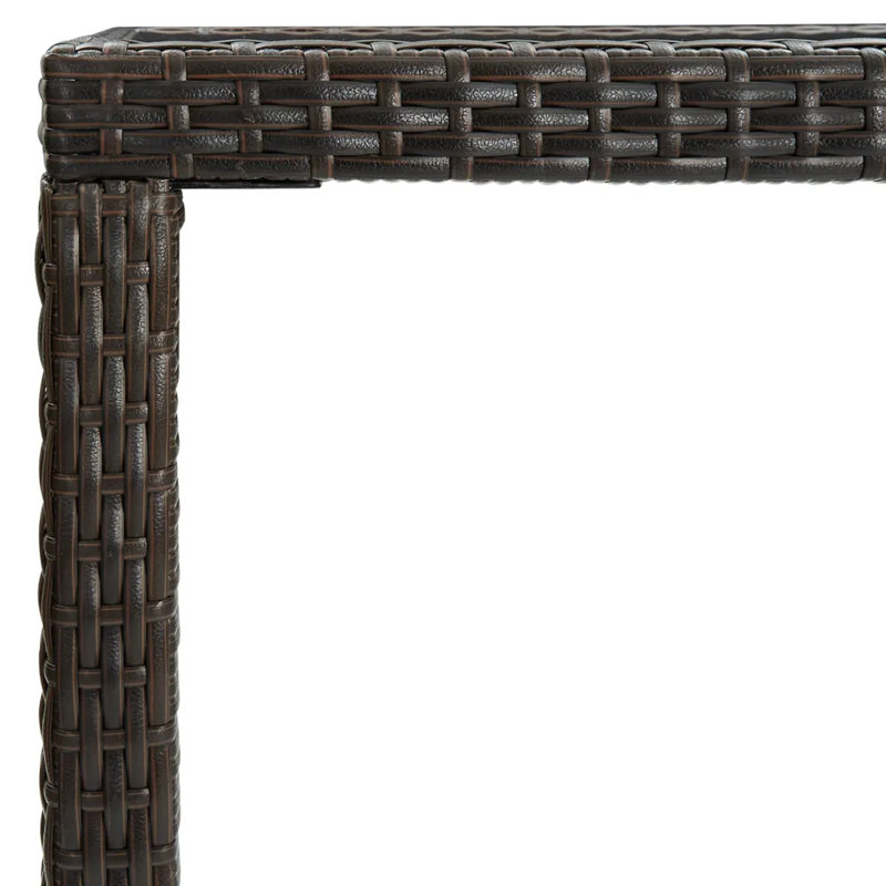 Evalei Rattan Bar Table, Brown