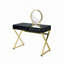 Coiffeuse Coleen avec miroir et plateau à bijoux (tabouret non inclus)
