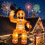 Décoration gonflable de Noël Giantbread Man