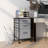 Berzai 15.7'' Wide 3 -Drawer Mobile Steel File Cabinet
