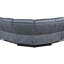 Dollum Two Tone Manual Recliner Sectional Sofa W/USB Port & Cupholder Console (Sectional)-464170602