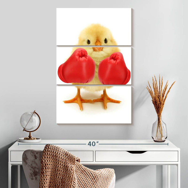 Ketti Funny Boxer Chick, 32" H x 20" W
