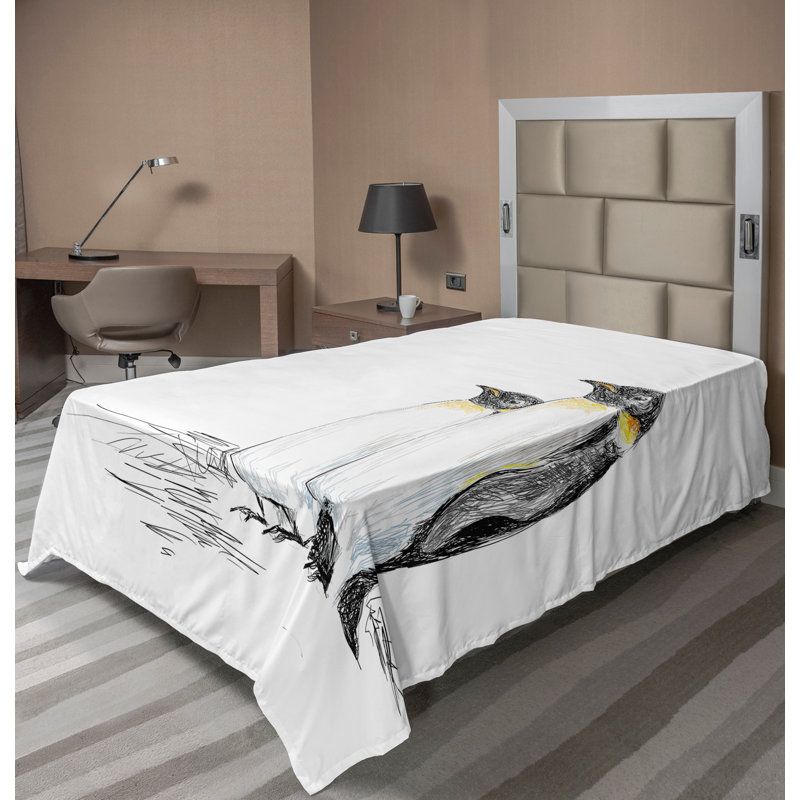 Drap plat Ambesonne, Drap plat pour lit simple TG