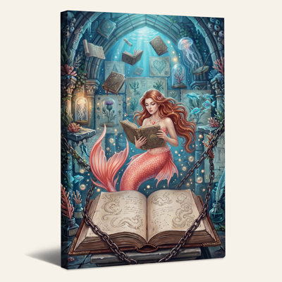 Impression sur toile, "Fantasy Mermaid"