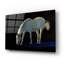 Art mural en verre épique «Nigh Horse» par Bebe Keith, 24 po x 16 po Epic Art-2099197608