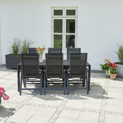 Georgio Rectangular 7 - Piece 6 - Person 200cm L Outdoor Table Set