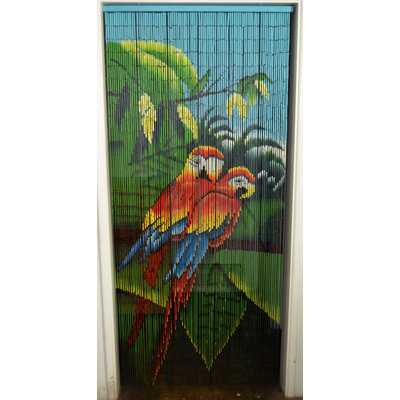 Whobrey Bamboo Semi Sheer Single Curtain Panel