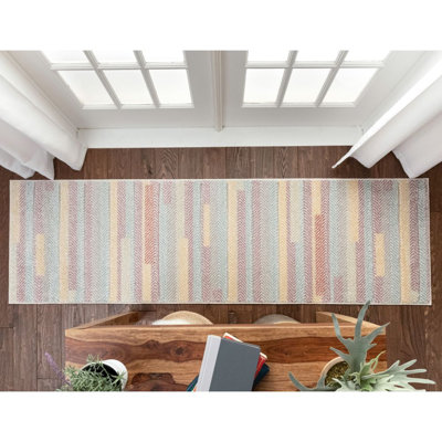 Whoa! Chevron Synthetic Area Rug