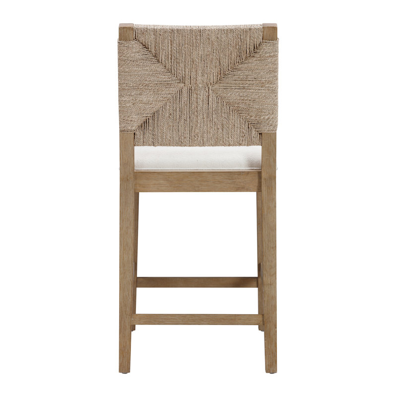 Tabouret Constance,  Crème / brun clair, Tabouret de comptoir (siège d'une hauteur de 24 p, 1
