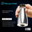 SUPPLYGIANT Tub Spout 1/2 IPS Thread Bathtub Faucet with Diverter at Back Chrome Plated Finish
