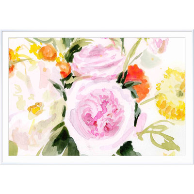 " Loose Arrangement III " by Victoria Borges Painting Print