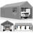 12x20 FT Heavy Duty Car Canopy Garage with Roll-Up Ventilation Windows-104346117