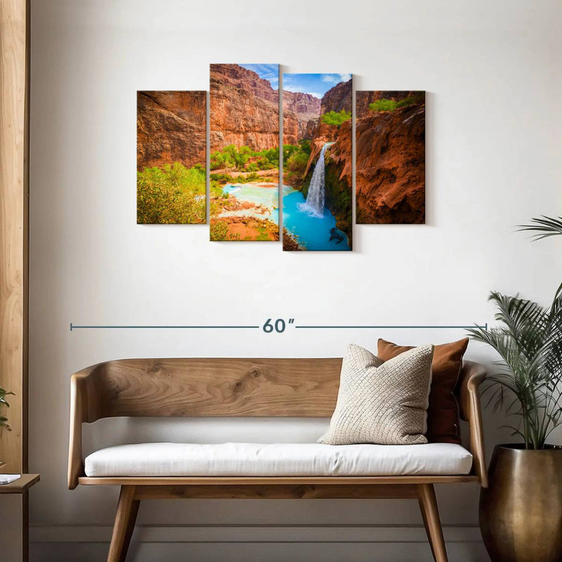 Alvord surplombant la cascade de Havasu, H 27 po x l 43 po