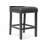 Elix Gray Faux Leather Ribbed Stitched Counter Height Chair Set Of 2-801096225-801096255