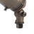 Low Voltage Adjustable Cowl Centennial Brass Hardwired Outdoor Weather Resistant Spotlight with No Bulbs Included