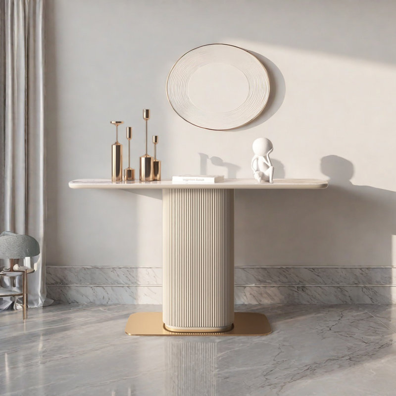 Console moderne minimaliste, H 33,46 po x l 62,99 po x P 13,78 po
