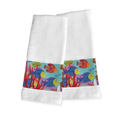 By the Sea Embroidered Bath Towel Set