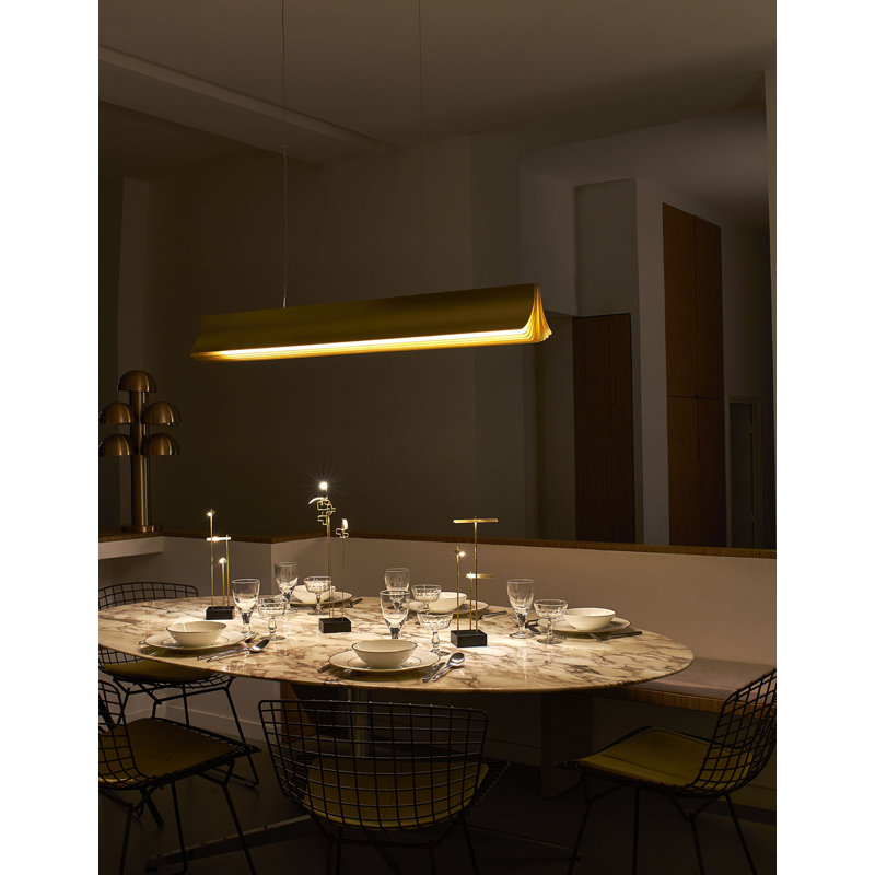 Respiro 1 - Light LED Pendant, 5.9" H x 47" W x 6.34" D