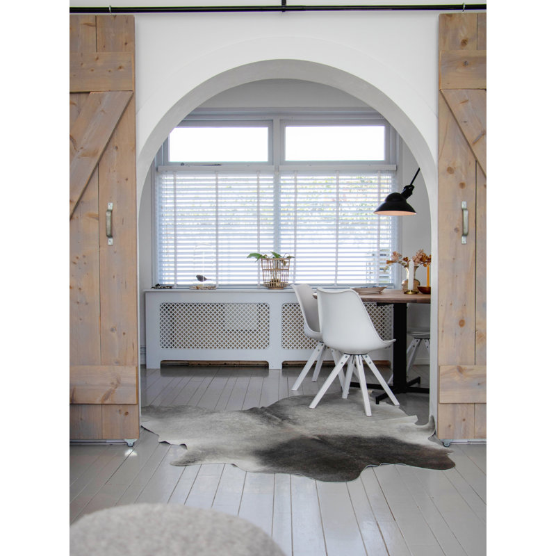Dostalikova Novelty 220 cm x 200 cm Cowhide Hand Woven Area Rug