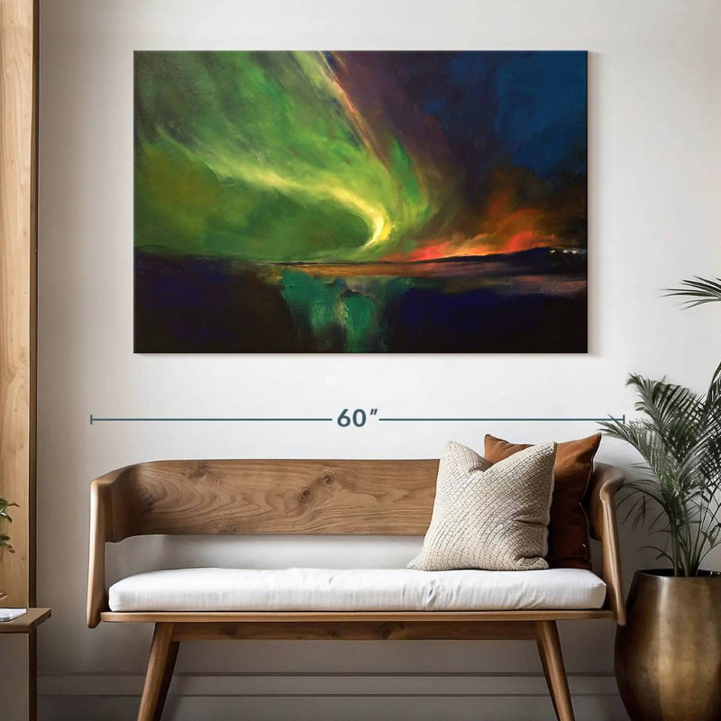 Alvord Aurora Borealis Vision, H 34 po x l 51 po