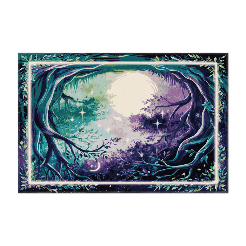 Shimmering Canopy Indoor And Outdoor Area Rug, Rectangle 9' x 12'