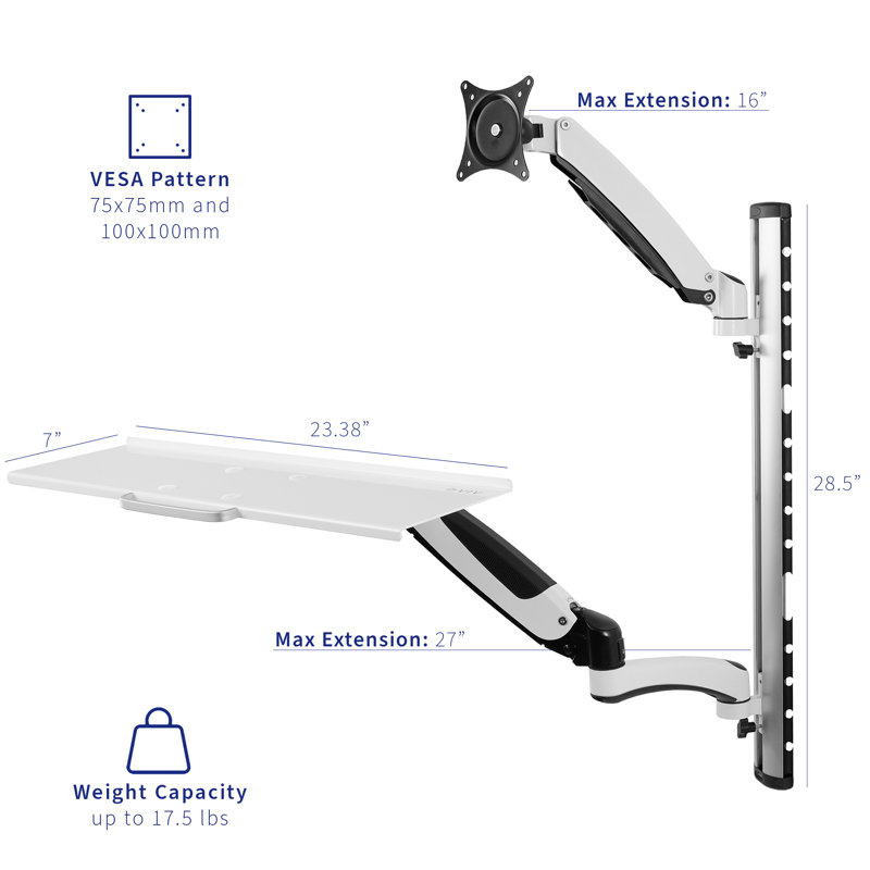 Vivo Single Screen Wall Mount