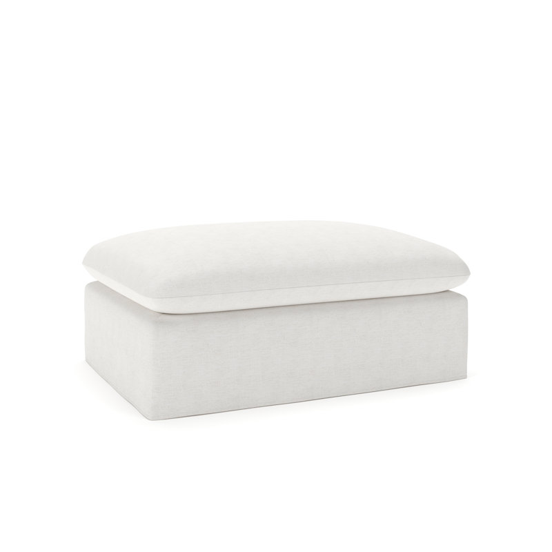 Repose-pieds et demi Luna, Chenille Crypton® neige Nomad