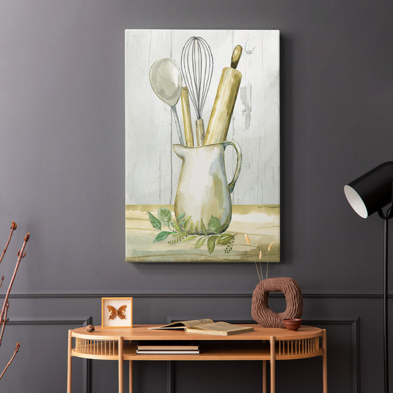 Kitchen Gear II -Gallery Wrapped Cavas, 48" H x 32" W