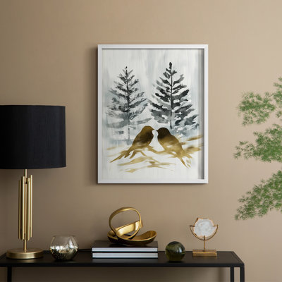 Reproduction encadrée - bois massif