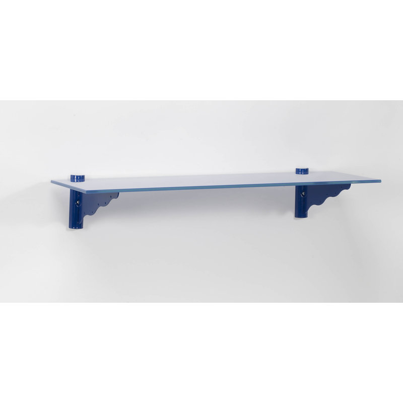 Tablette 2 pièces Chylynn, H 4 po x l 24 po x P 7 po, Bleu