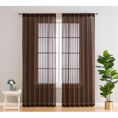 Lauren Semi Sheer Curtain Pair