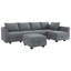Canapé modulaire rembourré avec rangement en U Tremee-70975221