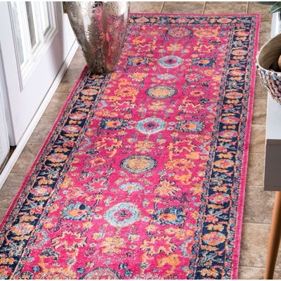 Ayush Oriental Cotton Area Rug