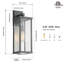 Applique murale d'extérieur 1 lumière Olar Classic-2077042450-2026505895-2038653479
